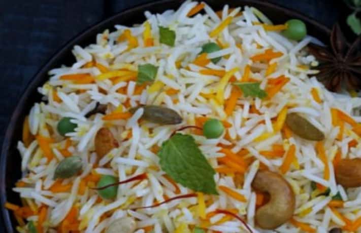 Orange Scented Dry Fruits Shahi Pulao
