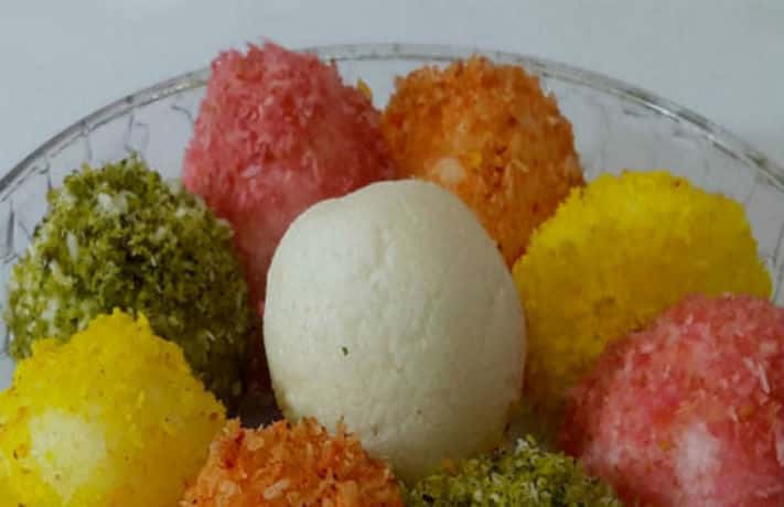 Colourful Rasgulla Recipe