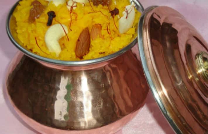 Zafrani Meethe Chawal Recipe