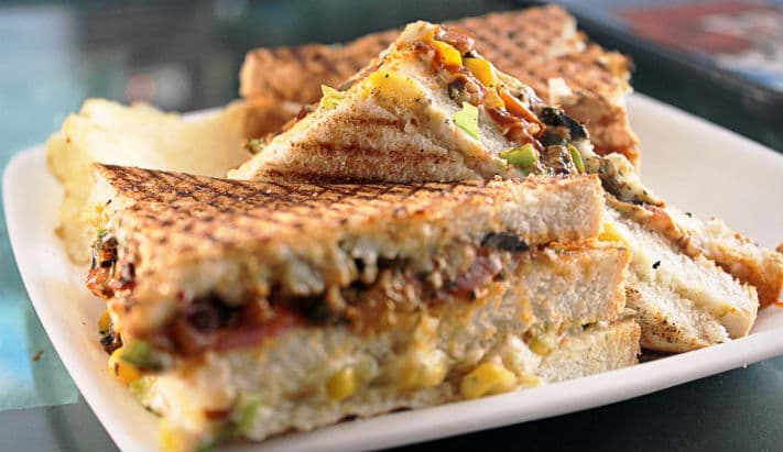 Paneer Toasty with Salsa Recipe